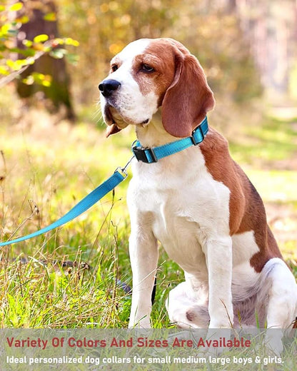 Reflective Dog Collar with Buckle Adjustable Safety Nylon Collars - Image 7