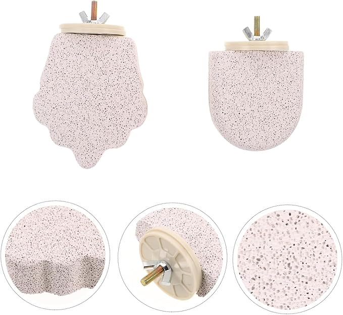 4Pcs Bird Beak Grinding Stone, Bird Perches Calcium Parrot Perch Stand Parrot - Image 4