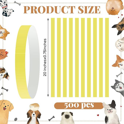 500 Count 20inch Adjustable Paper Dog Collars - Image 2