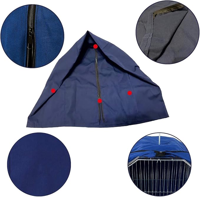 QBLEEV Bird Parrot Cage Cover Shade, Windproof Light-Proof Sleep Reduces - Image 2