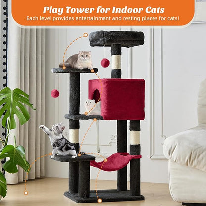 Cat Tree Tower 44 Inch, Small Cat Tower - Image 5
