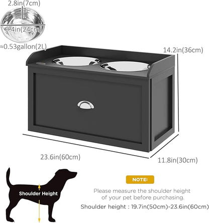 PawHut Dog Feeding Station - Image 7
