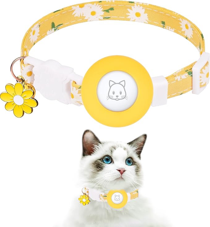 Airtag Cat Collar, JXFUKAL Kitten Collar Breakaway by JXFUKAL