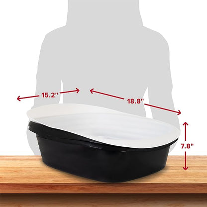 Arm & Hammer Large Sifting Litter Box Scoop Free Cat Litter Tray - Image 6
