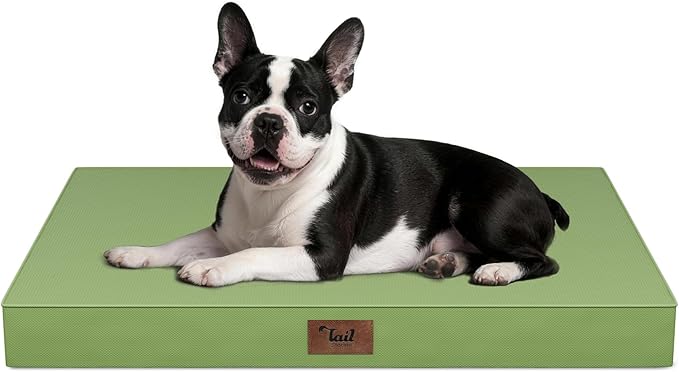 Outdoor Dog Bed for Small Dogs, Waterproof Dog Crate Bed for Medium Dogs Cats by TailStories