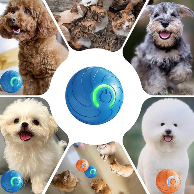 Smart Jumping Ball for Dogs & Cats Duraspin Dog Bouncing Ball Random Path - Image 5
