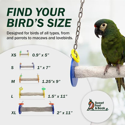 Sweet Feet and Beak Roll Bird Swing - Image 3