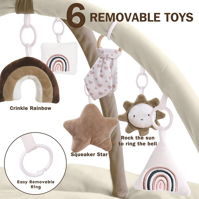 Little Dove 5-in-1 Convertible Baby Play Gym - Image 4
