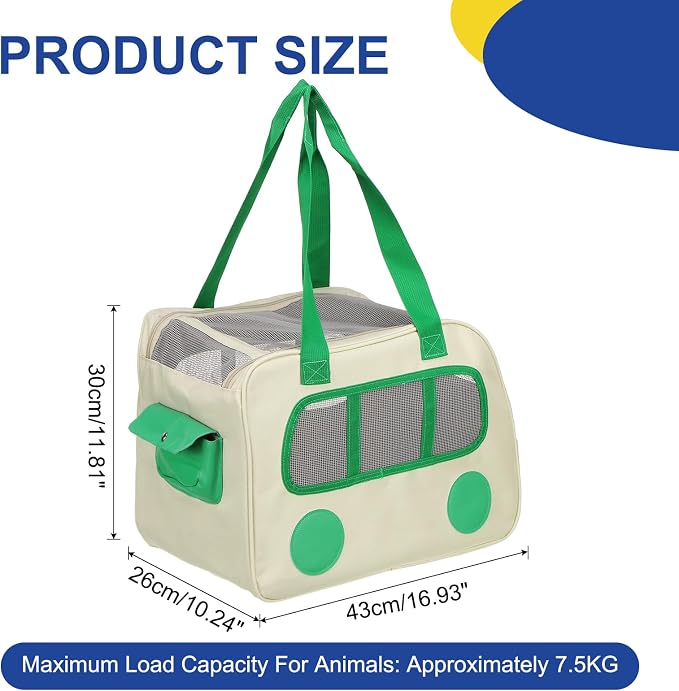 Pet Backpack Carrier, Portable and Ventilated, Oxford Cloth, Dogs Cats and - Image 2