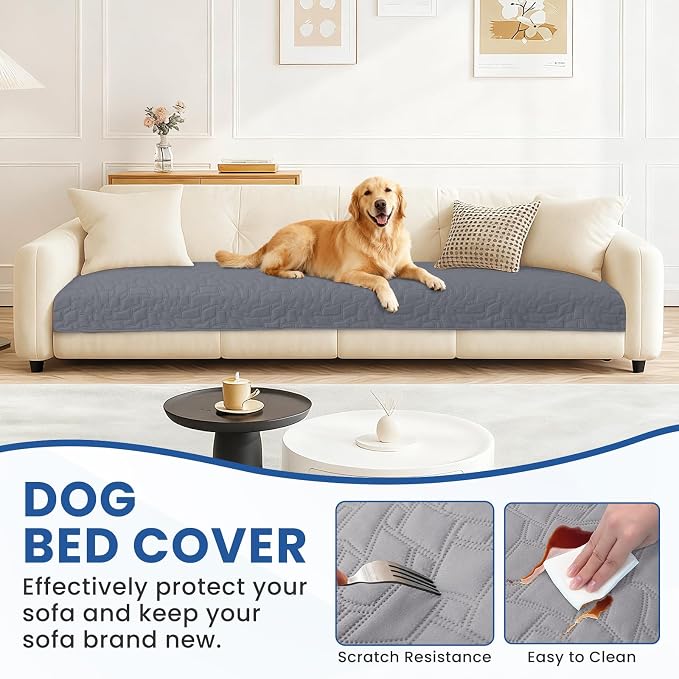 Waterproof Couch Covers for Pets, Waterproof Dog Bed Cover, Anti-Slip Soft Dog - Image 6