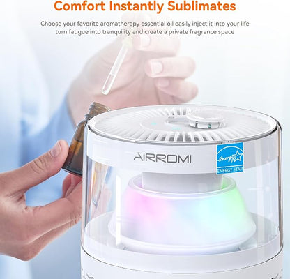 AIRROMI Air Purifiers for Bedroom Home, Activated Carbon Filter Cleaner - Image 4