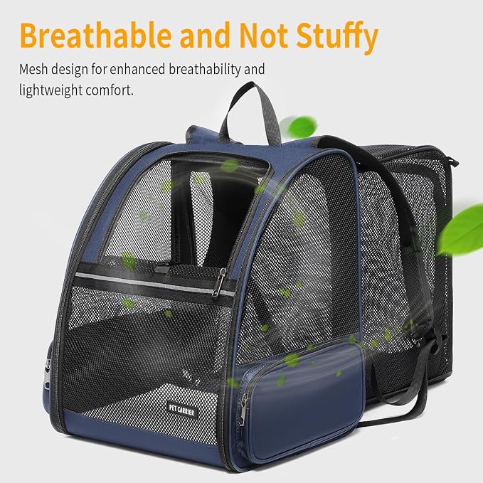 Cat Backpack，Expandable Cat Carrier Backpack, Dog Backpack Carrier and Pet - Image 4
