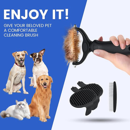 Double-Sided Pet Grooming Rake - Image 7