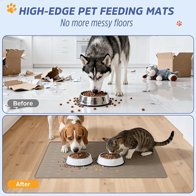 Large Dog Mats for Food and Water - Image 3