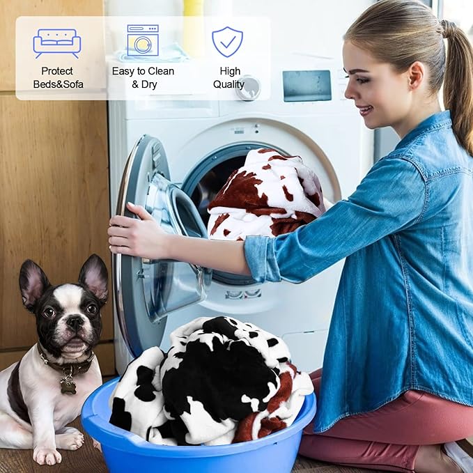 Rezutan 1 Pack 3 Blankets for Dogs, Dog Blanket for Large & Medium Pet Cat - Image 6