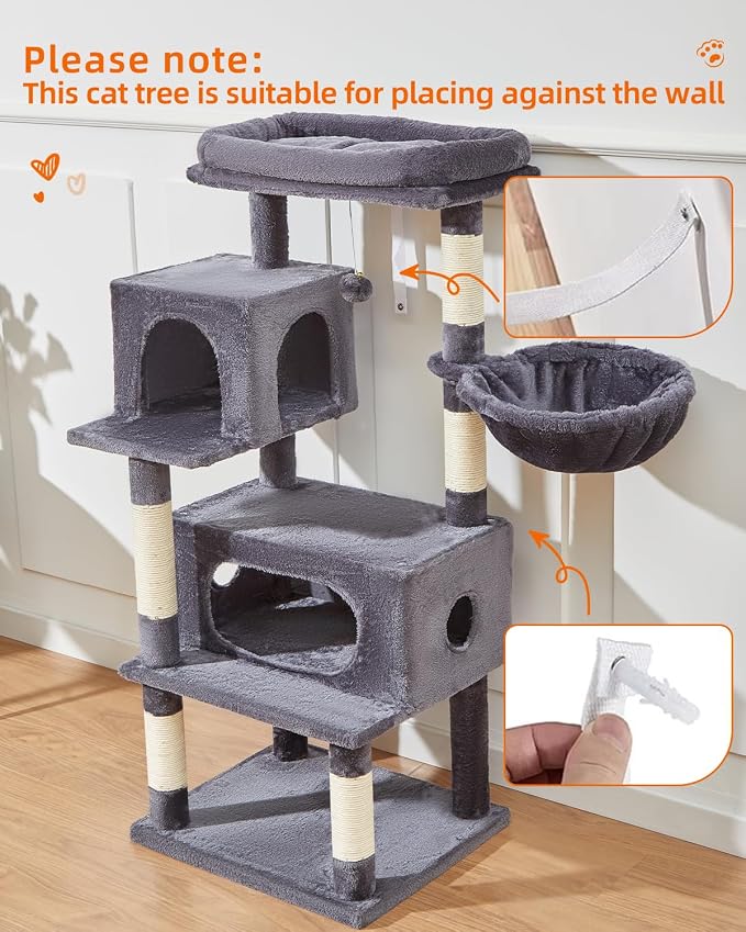 Taoqimiao Cat Tree, 49-Inch Cat Tower - Image 8