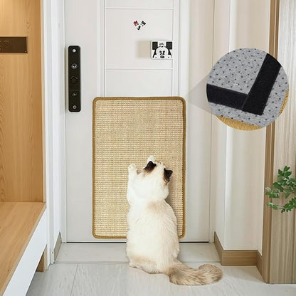 Cat Scratcher Mat, 23.6 X 15.7 Inch, Natural Sisal Cat Scratch Mats, Horizontal - Image 7