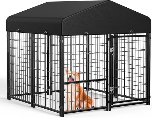 Sino Luban Outdoor Dog Kennel Outside Run by SINOLUBAN