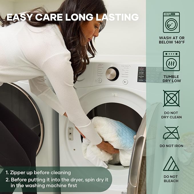 OhGeni 100% Waterproof Zippered Mattress Protector, Queen Size Mattress - Image 9