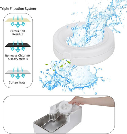Automatic Pet Water Dispenser: 9L Gravity-Fed Stainless Steel Bowl - Image 6