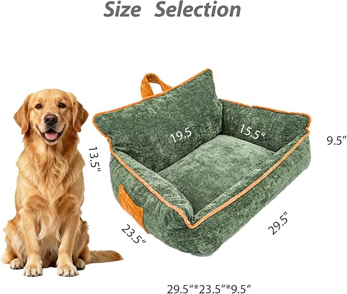 Large Orthopedic Dog Sofa Bed - Image 5