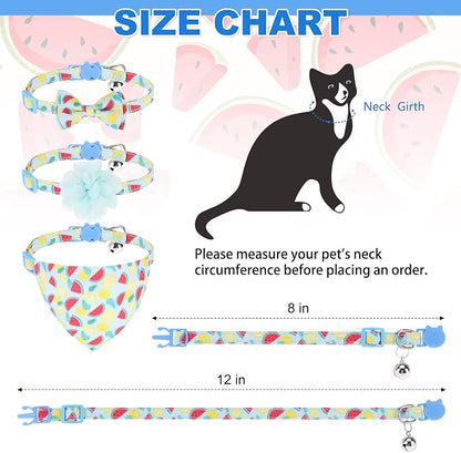 Breakaway Cat Collars with Bell & Cute Pendants - Image 2