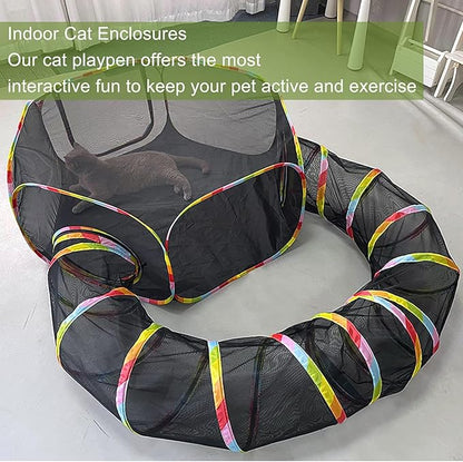 CLKHOWL Outdoor Cat Enclosure, Portable Cat Tents - Image 6