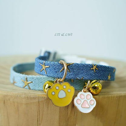 2 Pack Denim Breakaway Cat Collars - Image 3