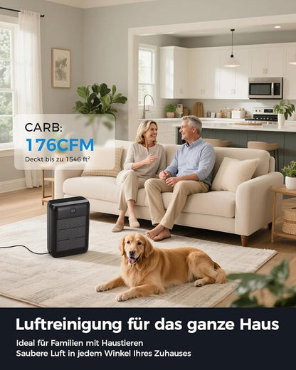 Slevoo Air Purifier for Home Large Room, H13 True HEPA Filter Air Purifiers & 3 - Image 2