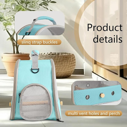 Bird Carrier, Portable Small Bird Parrot Parakeet Carrier - Image 4