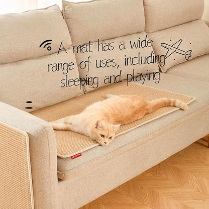 2Pack Cat Scratching Mat, 23.6 X 15.7 Inch, Sisal Cat Scrater Mat - Image 3