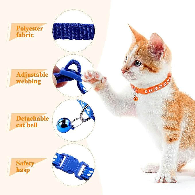 Puppy Collars, Soft Nylon Litter Identification Dog Collars - Image 3