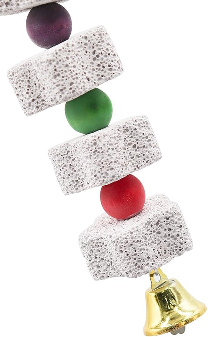 2 Pack 27 Inches Extra Long Bird Chewing Toy, Parrot Beak Grinding Calcium Stone - Image 3
