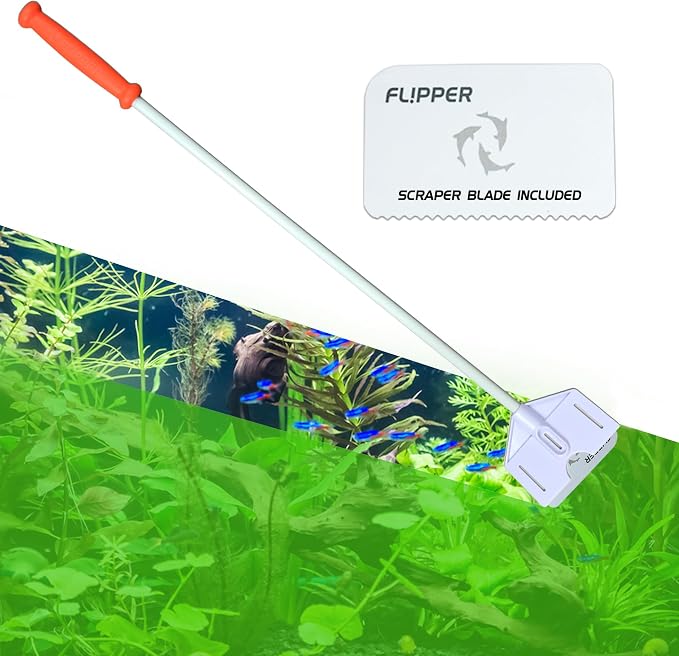 FLIPPER Platinum Hand Algae Scraper – Aquarium Glass and Acrylic Cleaner by FLPPER