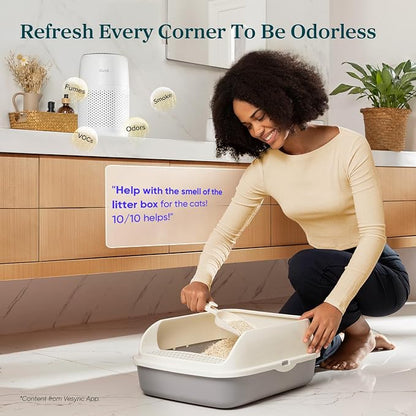LEVOIT Air Purifiers for Bedroom Home Dorm, AHAM Verified, 3-in-1 Filter Cleaner - Image 3