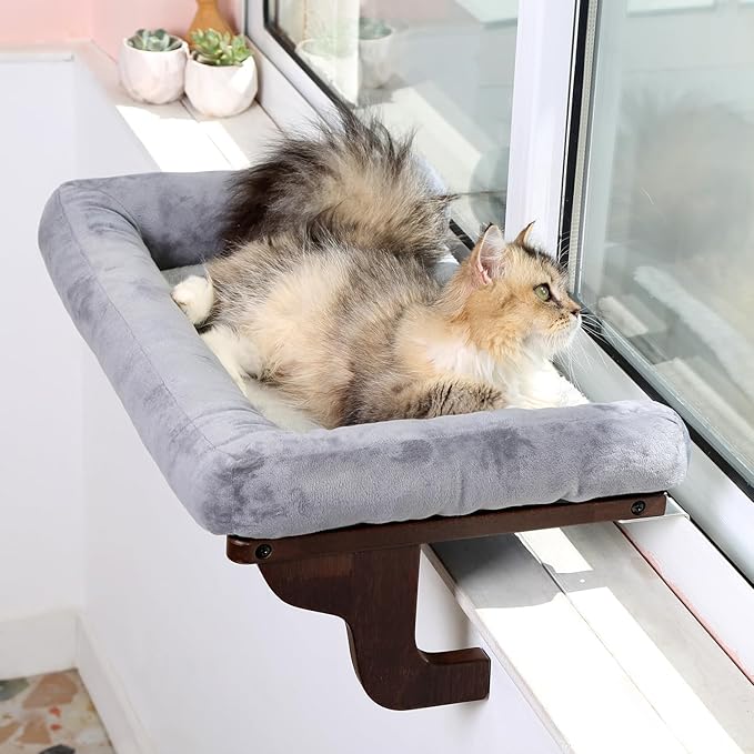 Zakkart Cat Perch for Window Sill by Zakkart