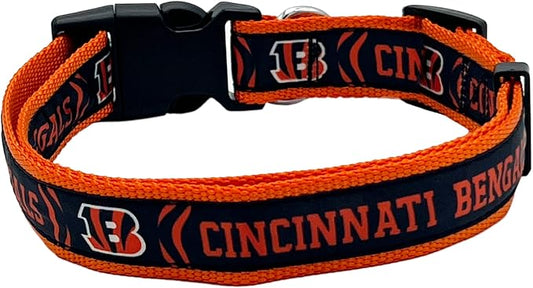 NFL PET Collar Cincinnati Bengals Dog Collar, Medium Football Team Collar - Image 2