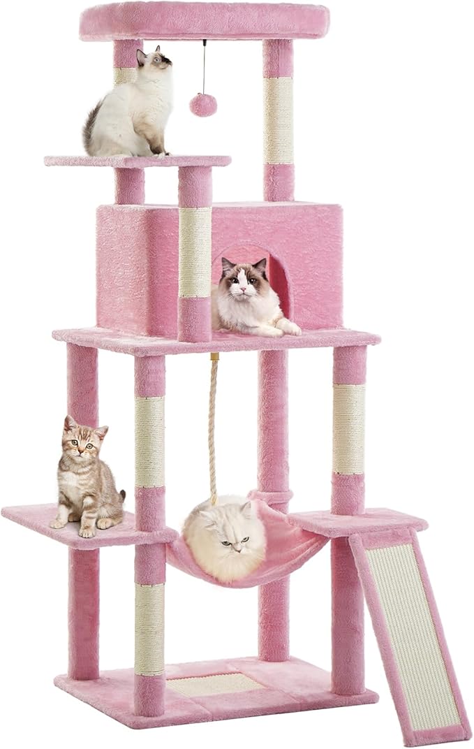 Cat Tree Tower 63in Multi-Level Cat Tower by ABCPET