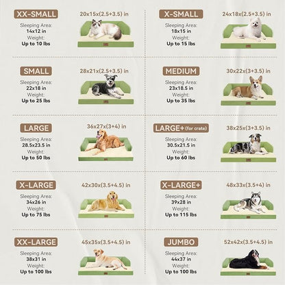 Large Dog Bed Orthopedic Washable - Image 3
