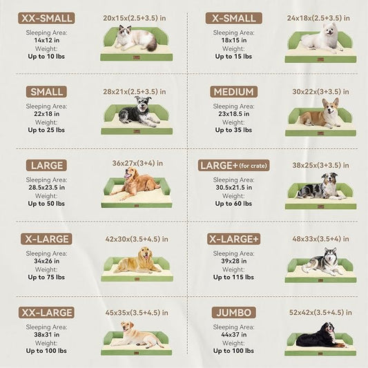 Large Dog Bed Orthopedic Washable - Image 2