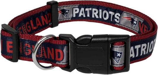 NFL PET Collar New England Patriots Dog Collar, Small Football Team Collar - Image 2
