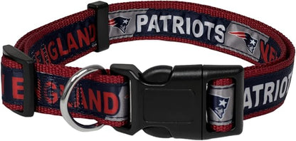 NFL PET Collar New England Patriots Dog Collar, Medium Football Team Collar - Image 2