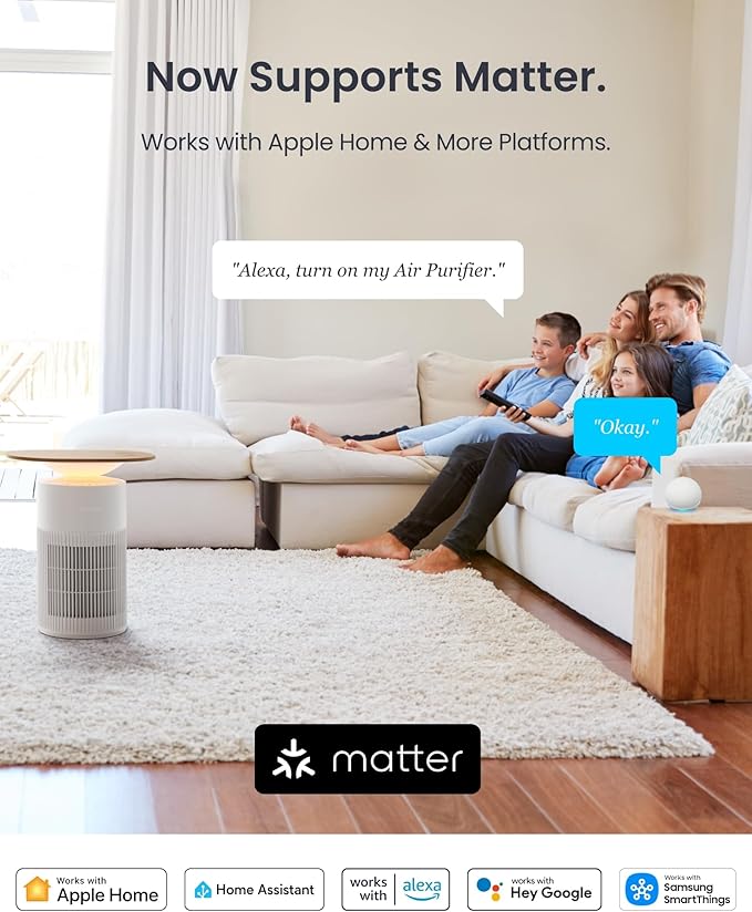 SwitchBot Air Purifier for Home Large Room up to 3620 ft², Pet Mode, Support - Image 2