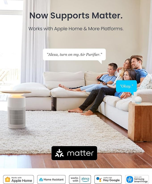 SwitchBot Air Purifier for Home Large Room up to 3620 ft², Pet Mode, Support - Image 2