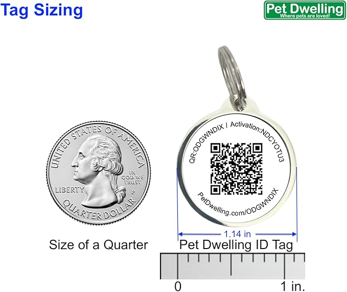 Pet Dwelling QR Pet Tag – Easy Scan Instant Location Alerts, Online Pet Profile - Image 3