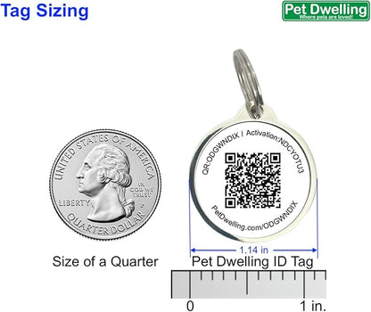 Pet Dwelling QR Code Pet ID Tag – Smart Dog & Cat ID Tags - Image 3