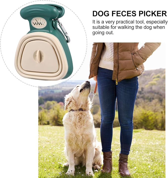 Portable Foldable Dog Poop Picker Outdoor PET Waste Collection Tool Ergonomic - Image 7