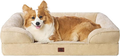 EHEYCIGA Orthopedic Dog Beds for Large Dogs, Waterproof Memory Foam Large Pet by EHEYCIGA