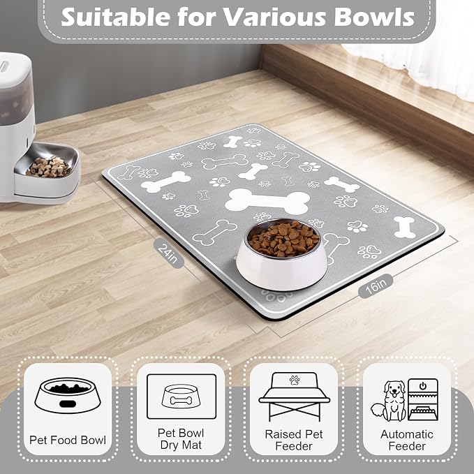 Pet Feeding Mat, Rapid Absorbent Mats - Image 6
