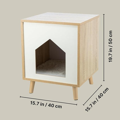 Trixie Isa Indoor Cat Condo, Modern Cat Bed Side Table & Nightstand, Cat - Image 6